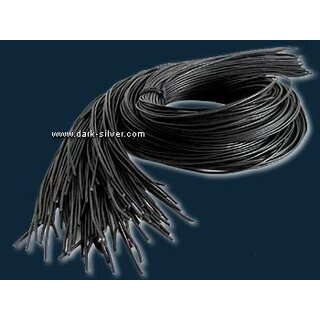 Lederband für Halskette in schwarz
