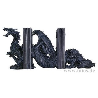 3 tlge Drachen Buchstütze
