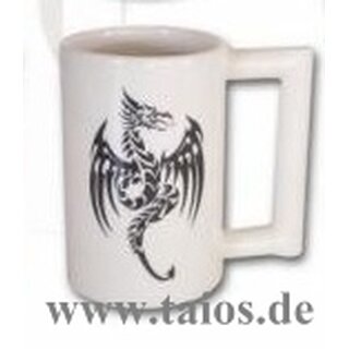 Keramikbecher Drachentribal