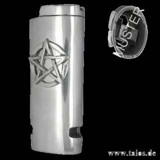 Feuerzeughülle Pentagramm