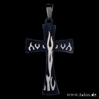Anhänger Kreuz Flame